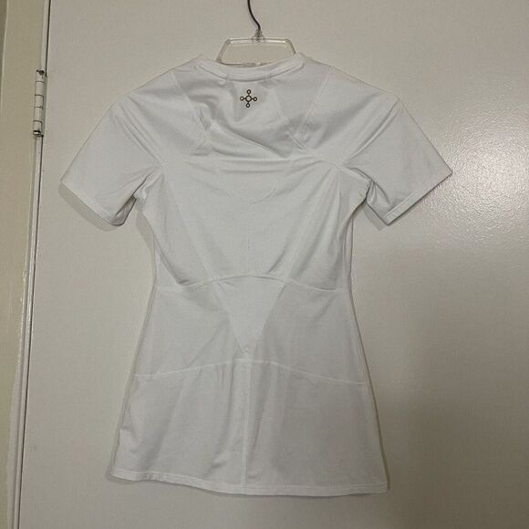 Tommie Copper Pro Grade Short Sleeve Shoulder Upper Back Pain White Shirt Small - Picture 5 of 5